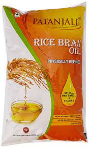 PATANJALI RICE BRAN OIL 1LTR                    